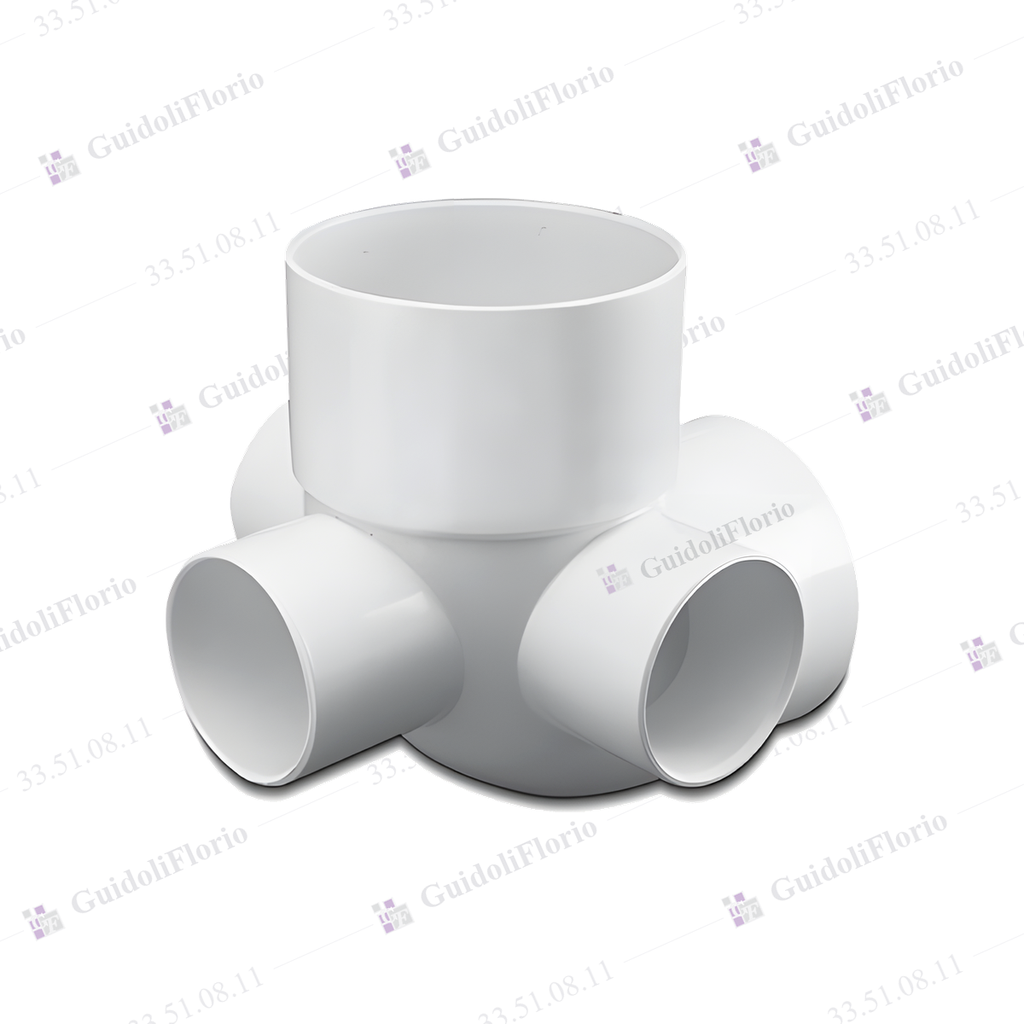 CODOS PVC.C/3 ACOM. 3.2  90* 110 mm