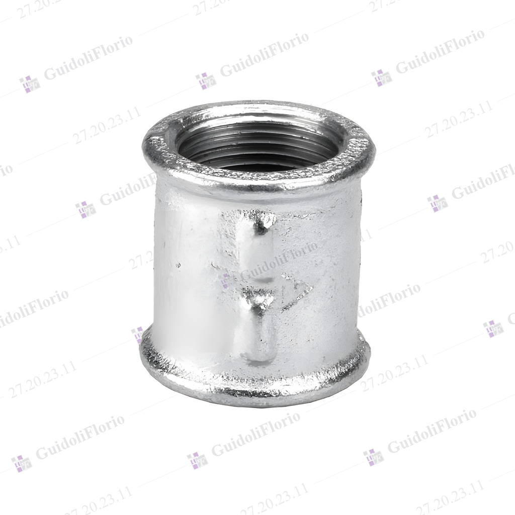 CUPLA NORMAL C/BOR.GALV.102 mm. GV.