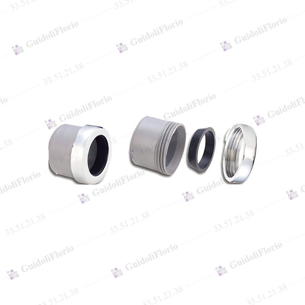 CUPLA-ACOPLE PVC.AJUSTE GOMA 32 mm.