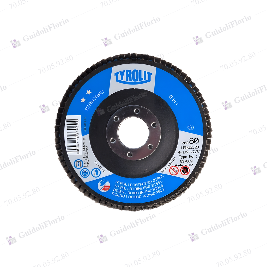 DISCO FIBR.VIDR.FLAT 115x80 TYROLIT