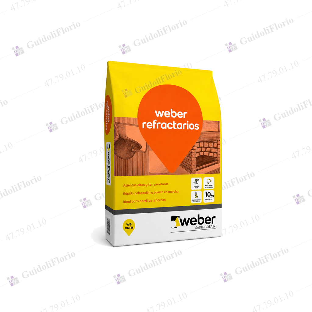 ADHESIVO WEBER REFRACTARIO  x 10 kg
