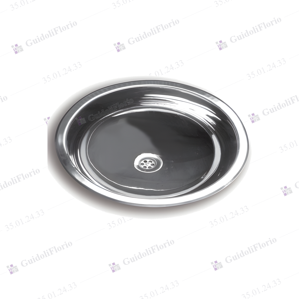 BACHA AC.INOX.MOD.454 OVAL 24x33 ct