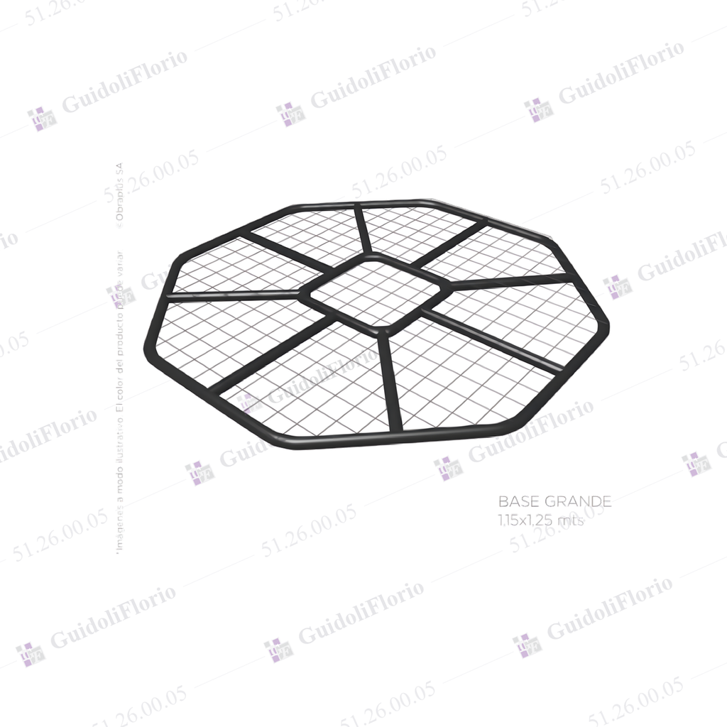 BASE SOPORTE TANQUE GDE  850-1100 l