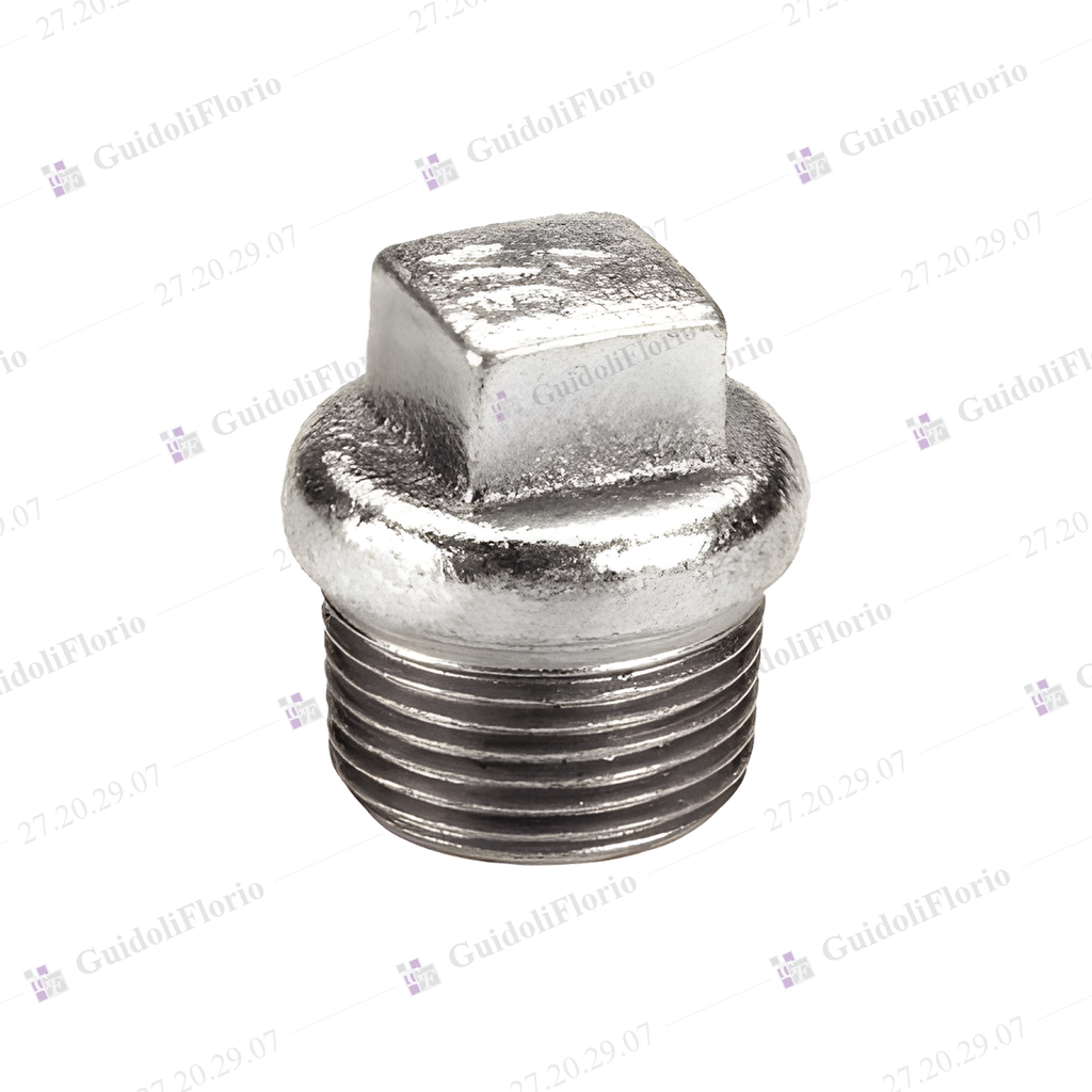 TAPON MACHO        GALV. 38 mm. GV.