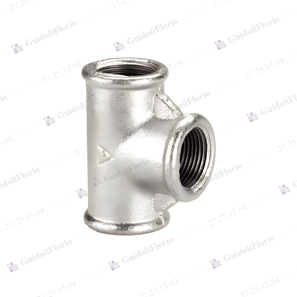 TEE NORMAL 90*  GALV.  19 mm.GV.IMP