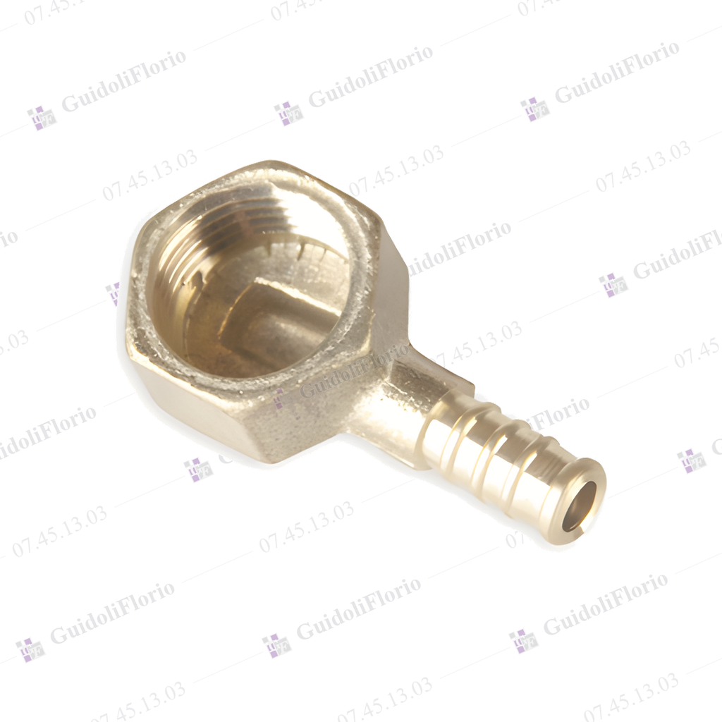 TETON HEMBRA CURVO  GAS ENVAS.13 mm