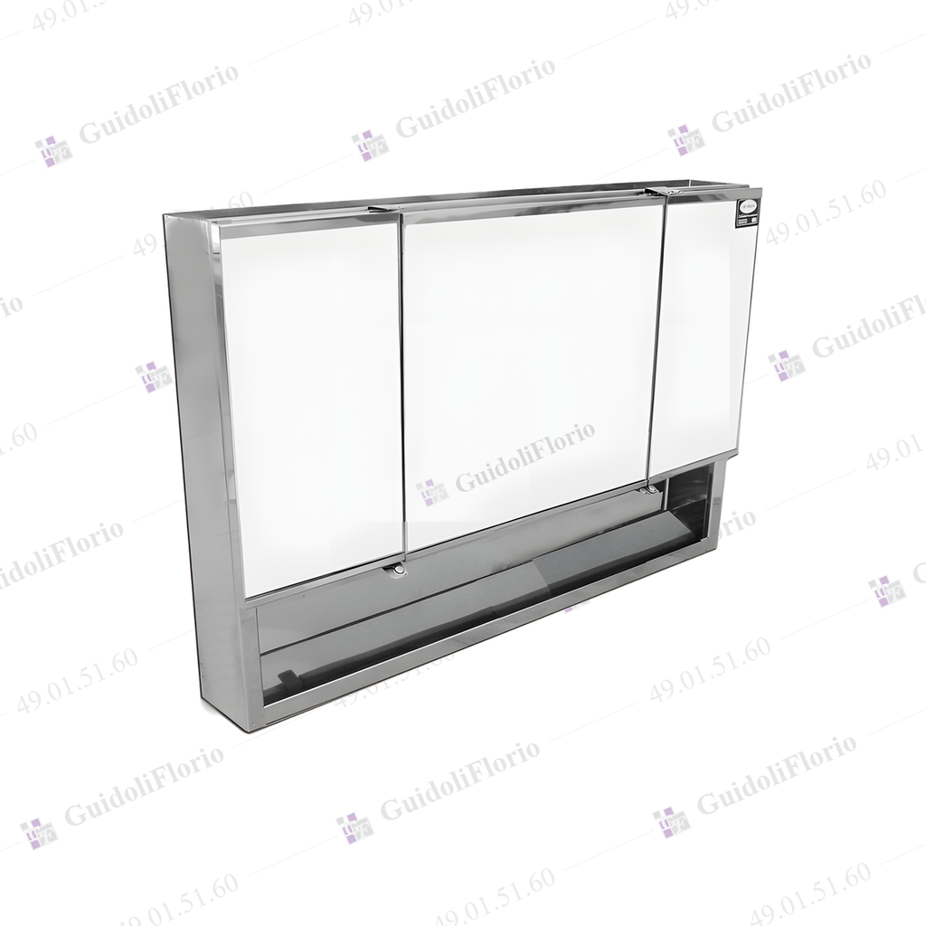 BOT. A.INOX.3 CPO.C/REP.S/LUZ 60x40