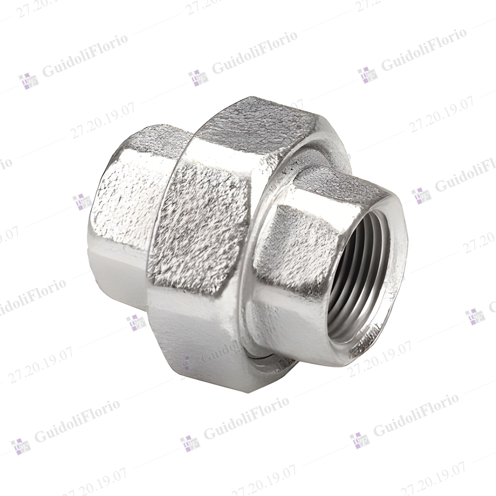 UNION D/CONICA H-H GALV. 38 mm. GV.