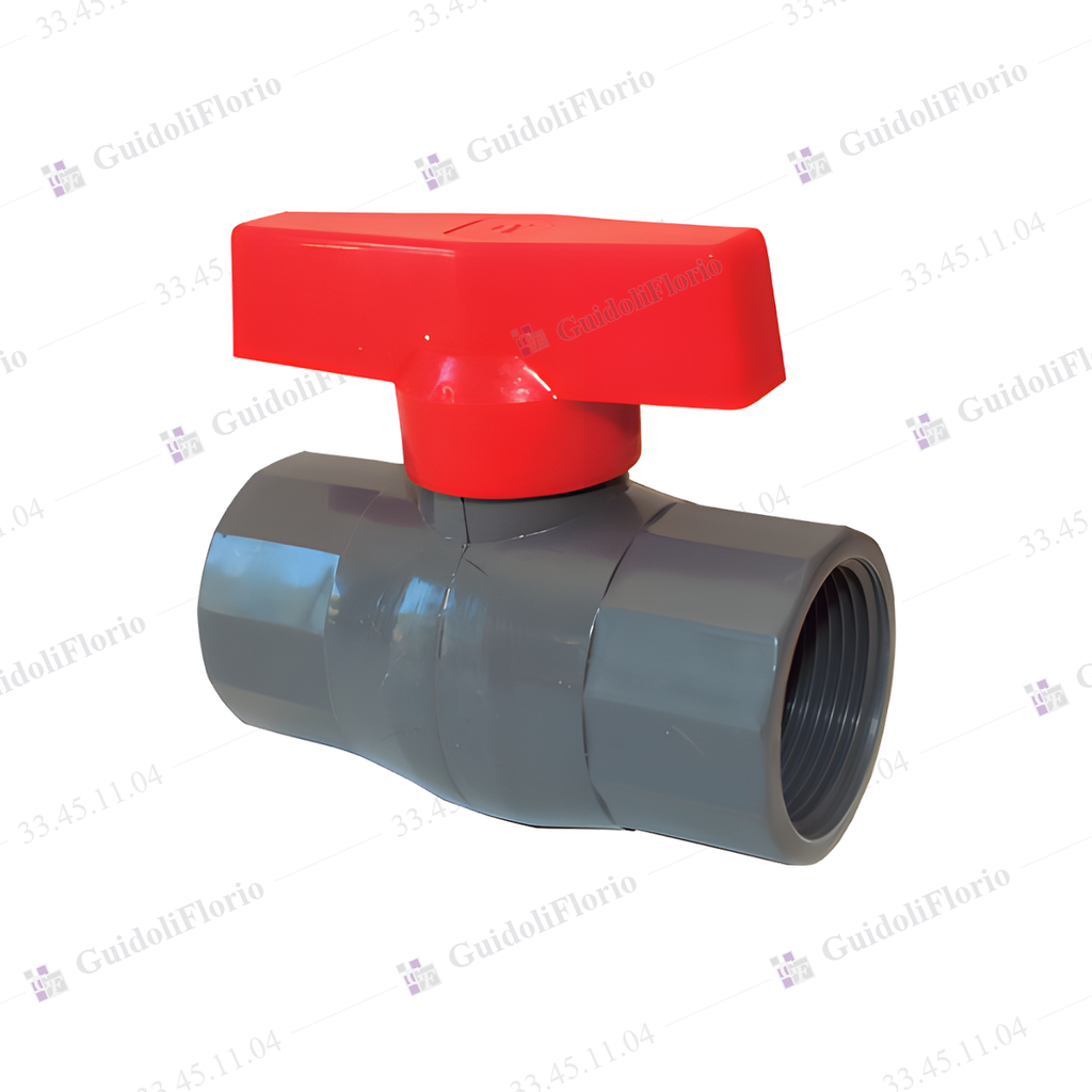 VAL.PASO ESFERICA COMP.19mm.PVC.ECO
