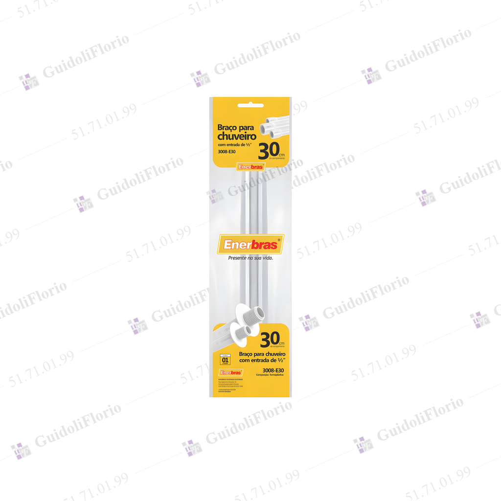 BRAZO P/DUCHA ELECTRIC.CALENT.30 cm