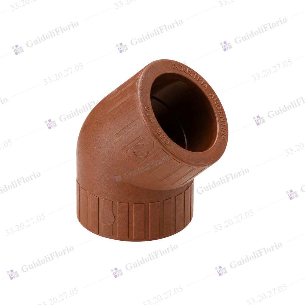 CODO 45* H3 FUSION 1   PULGADA
