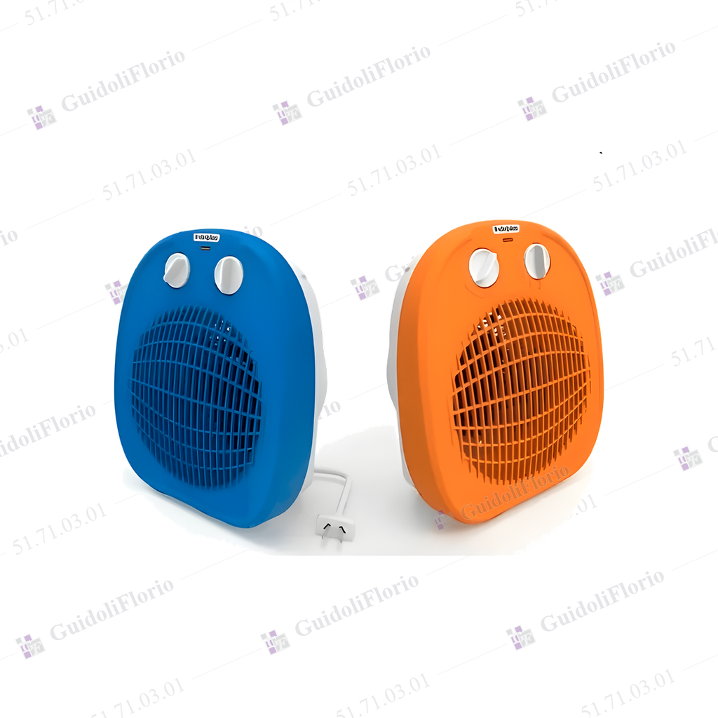 CALOVENTOR ELEC.1800W AZUL/NARANJA