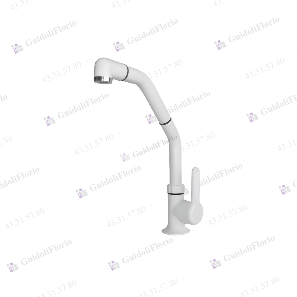 CANILLA 1 AGUA MESAD.MONOCO.PVC.BCO