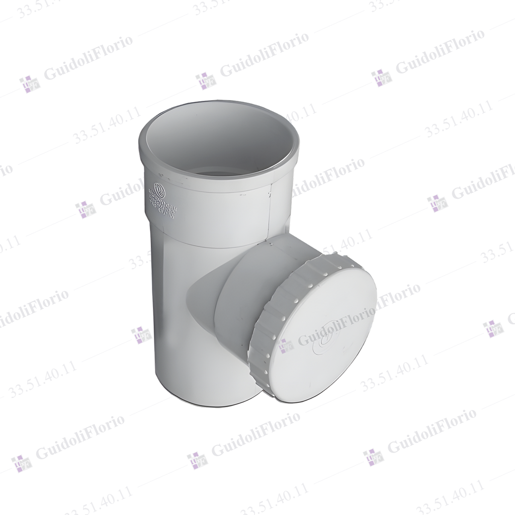 CAÑO CAMARA A ROSCA    PVC.  110 mm