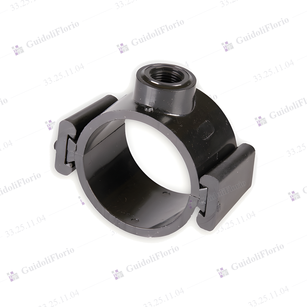 ABRAZADERA PVC.ROSCADA     90x19 mm
