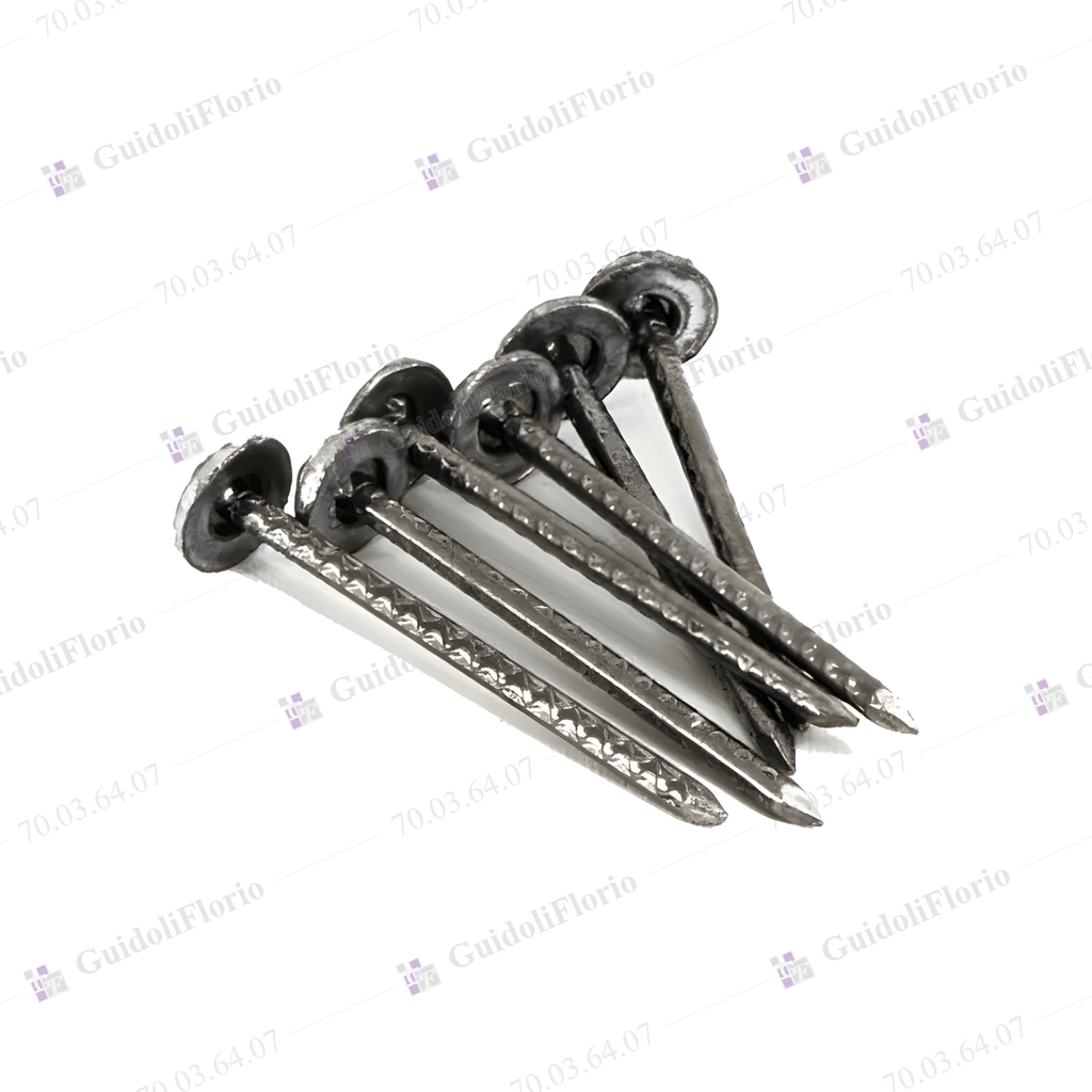 CLAVOS P/TECHO CAB.PLOMO 8x76x cien