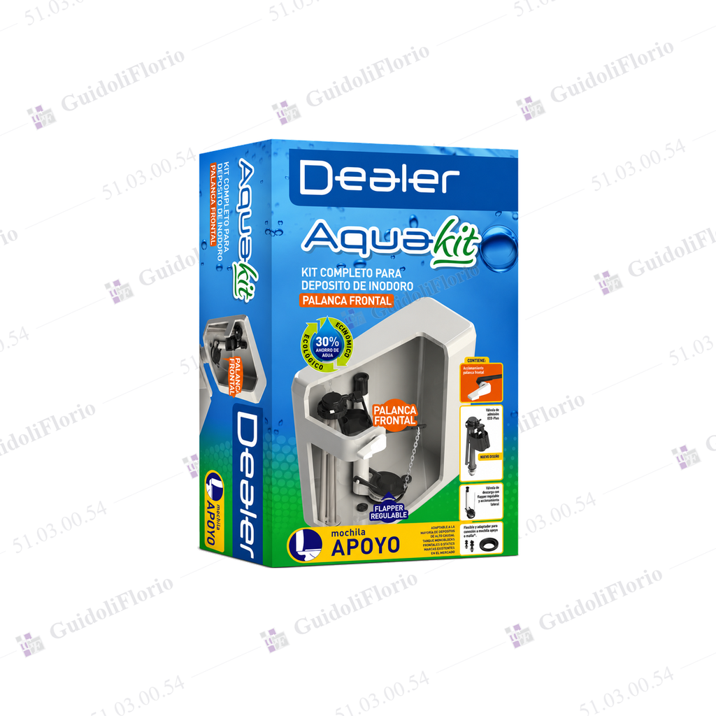 [51.03.00.54] CONJ.ACC.PALANCA.DEP.CODO KIT ACQUA