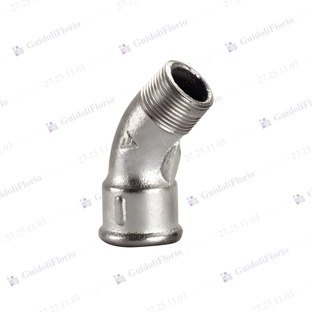 [27.25.11.03] CURVAS M-H 45*  GALV.  13 mm.GV.IMP