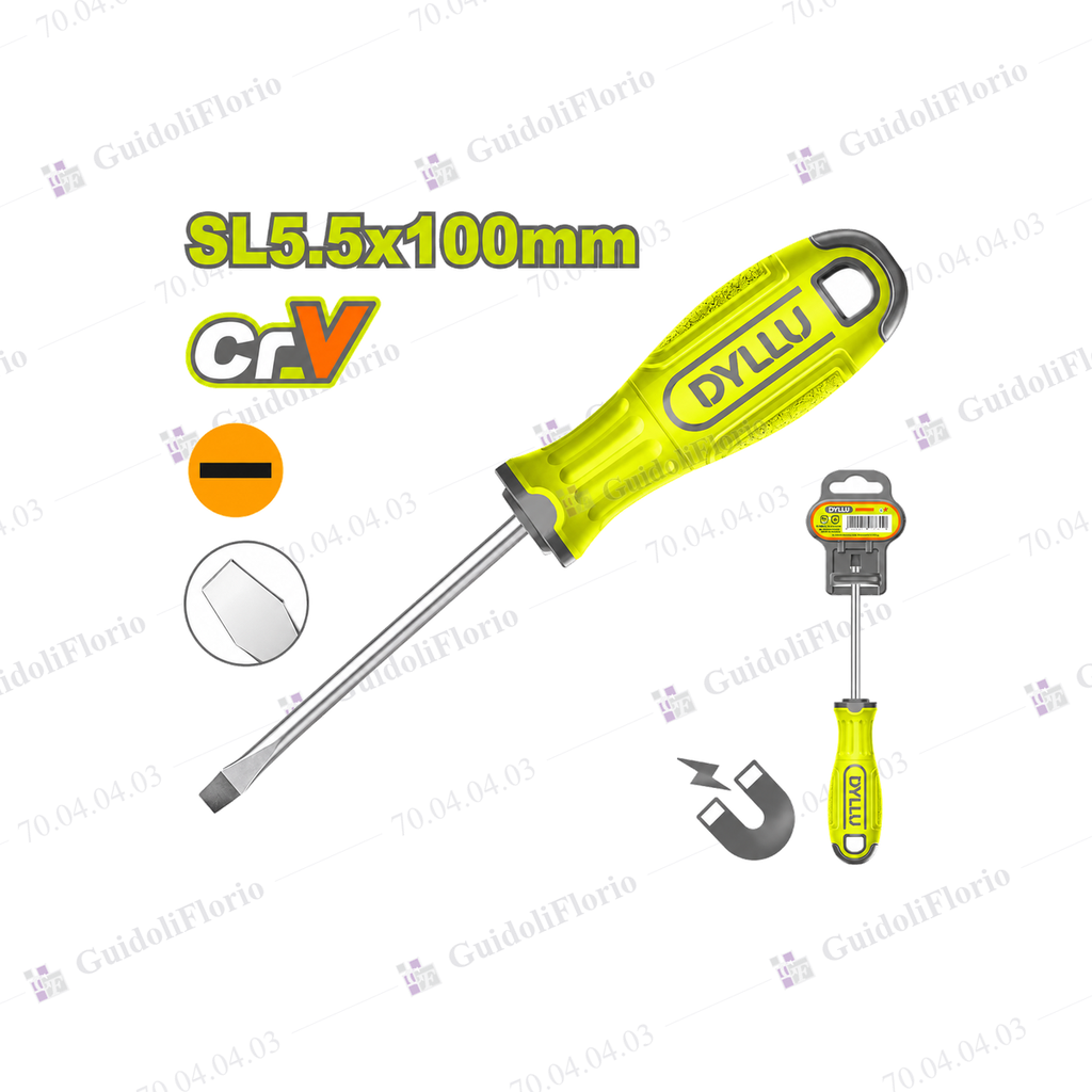 [70.04.04.03] DESTOR.PLANO 5.5mm x 100mm.IMAN.*M*