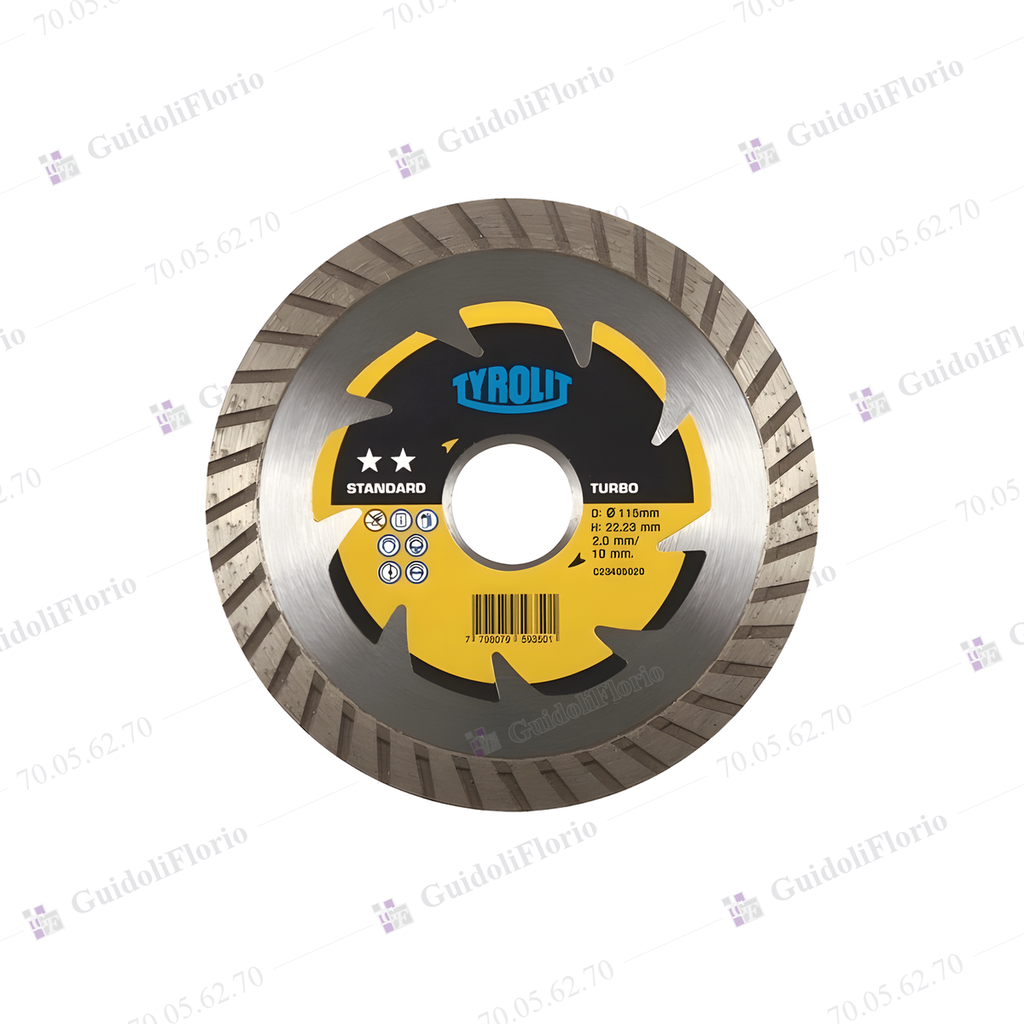 [70.05.62.70] DISCO DIAM.TURBO    7       TYROLIT
