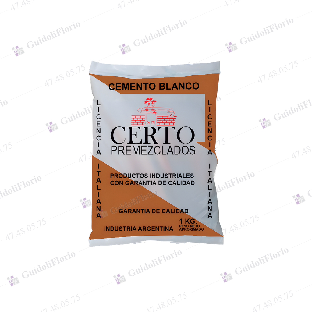 [47.48.05.75] ENVASE CEMENTO COMUN BLANCO x 1 Kgs