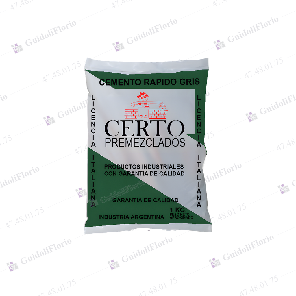 [47.48.01.75] ENVASE CEMENTO RAPIDO GRIS x 1 Kgs.