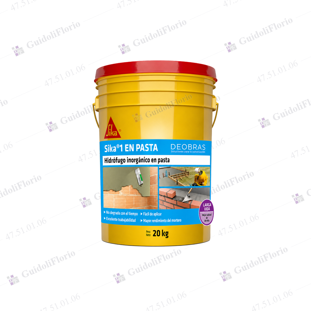 [47.51.01.06] HIDROFUGO EN PASTA SIKA x 20 kg