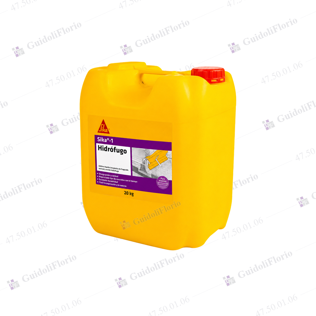 [47.50.01.06] HIDROFUGO QUIMICO SIKA BIDON 20 lts