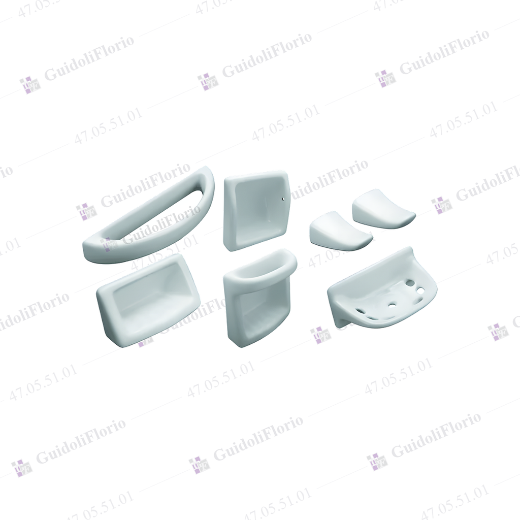 [47.05.51.01] JGO.ACC.7 PZAS.L.CLASIC.BLANCO FERR