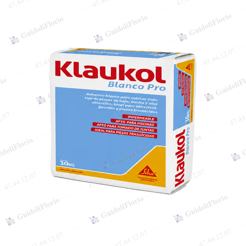 [47.44.12.07] KLAUKOL BLANCO PRO P/PISCINAS 30 kg