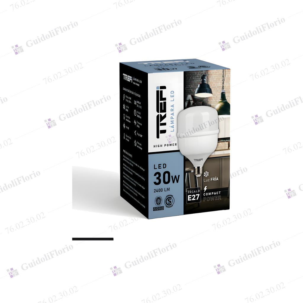 [76.02.30.02] LAMPARA DEPOSITO 30W 6500K 2700LMS