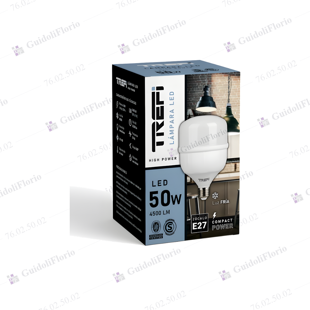 [76.02.50.02] LAMPARA DEPOSITO 50W 6500K 4500 LMS