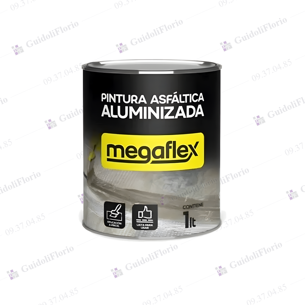 [09.37.04.85] LATAS PINTURA ALUMINIZ. x 1 Lt.MEG