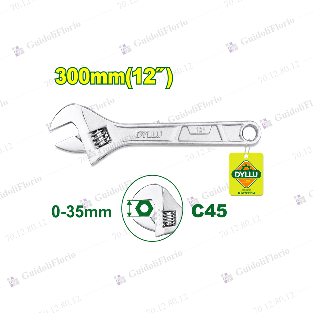 [70.12.80.12] LLAVE AJUST.FRANCESA CMO.300mm. *M*