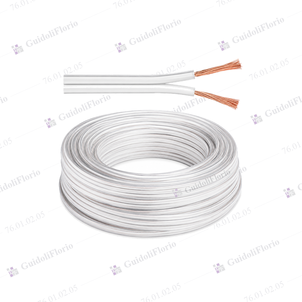MTS.CABLE PARAL. 2x2.5mm x 100 BLANCO