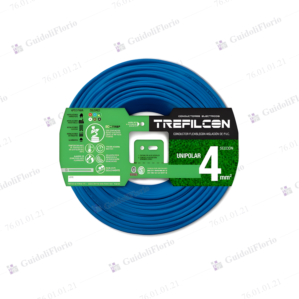 [76.01.01.21] MTS.CABLE UNI.1x4.0mm.x100mts.CELES