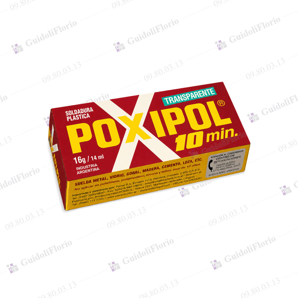 [09.80.03.13] POXIPOL TRA.10 MINU.MEDIA.82g.70ml.