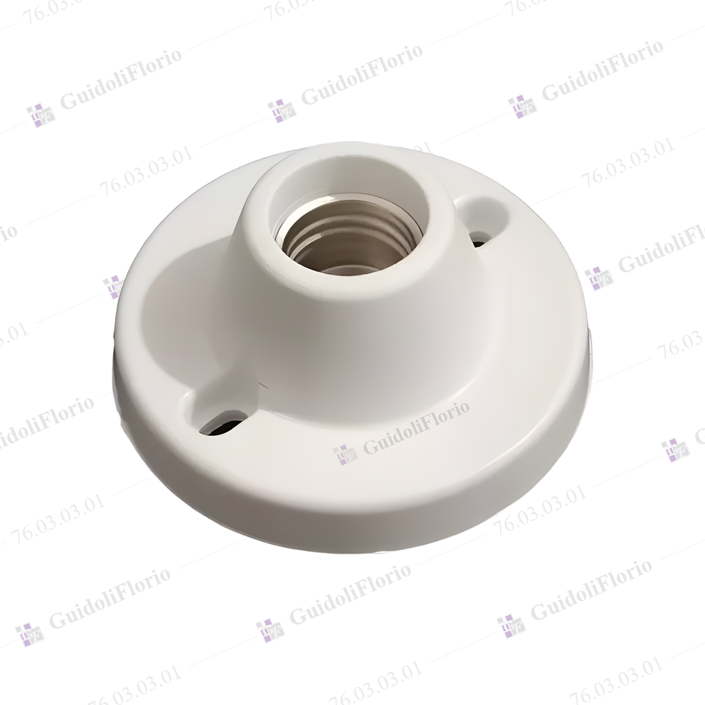 [76.03.03.01] RECEPTACULO RECTO FLORON BLANCO