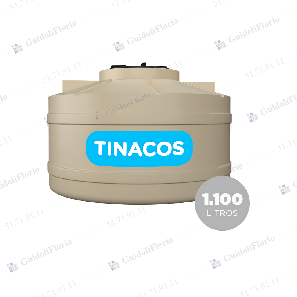 [51.71.91.11] TANQUE AGUA TINACOS FLAT 1100 lts