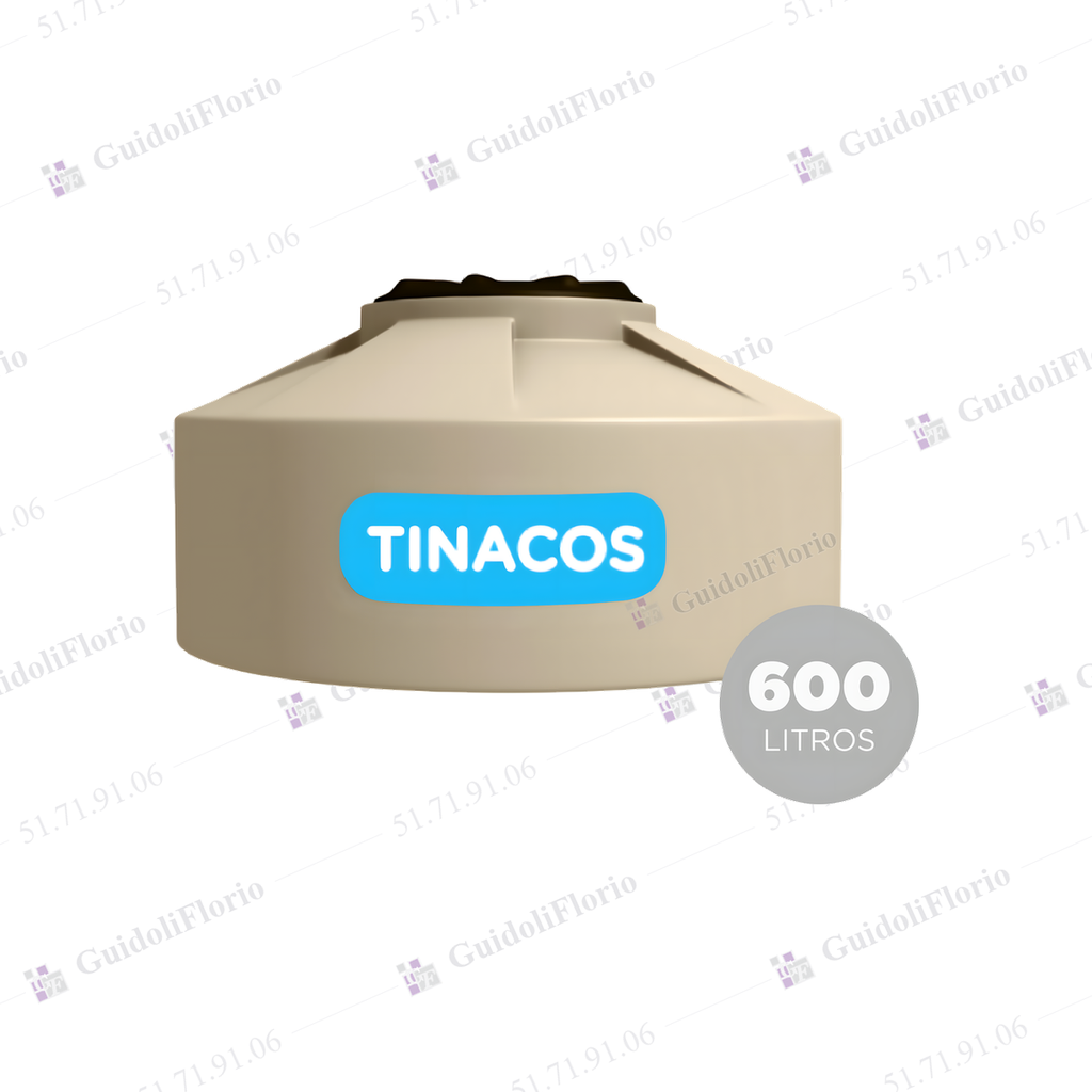 [51.71.91.06] TANQUE AGUA TINACOS FLAT 600lt.