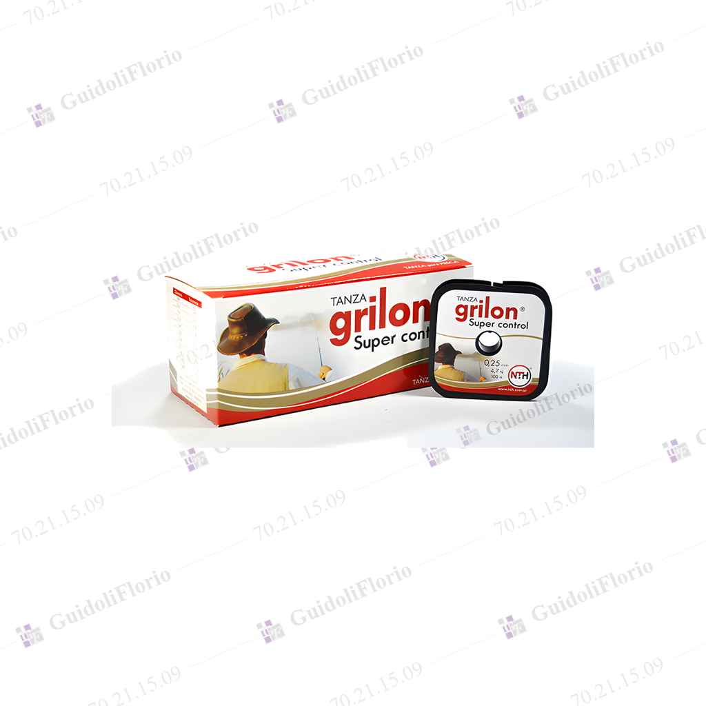 [70.21.15.09] TANZA P/PESCA GRILON 0.40mm X 12 un