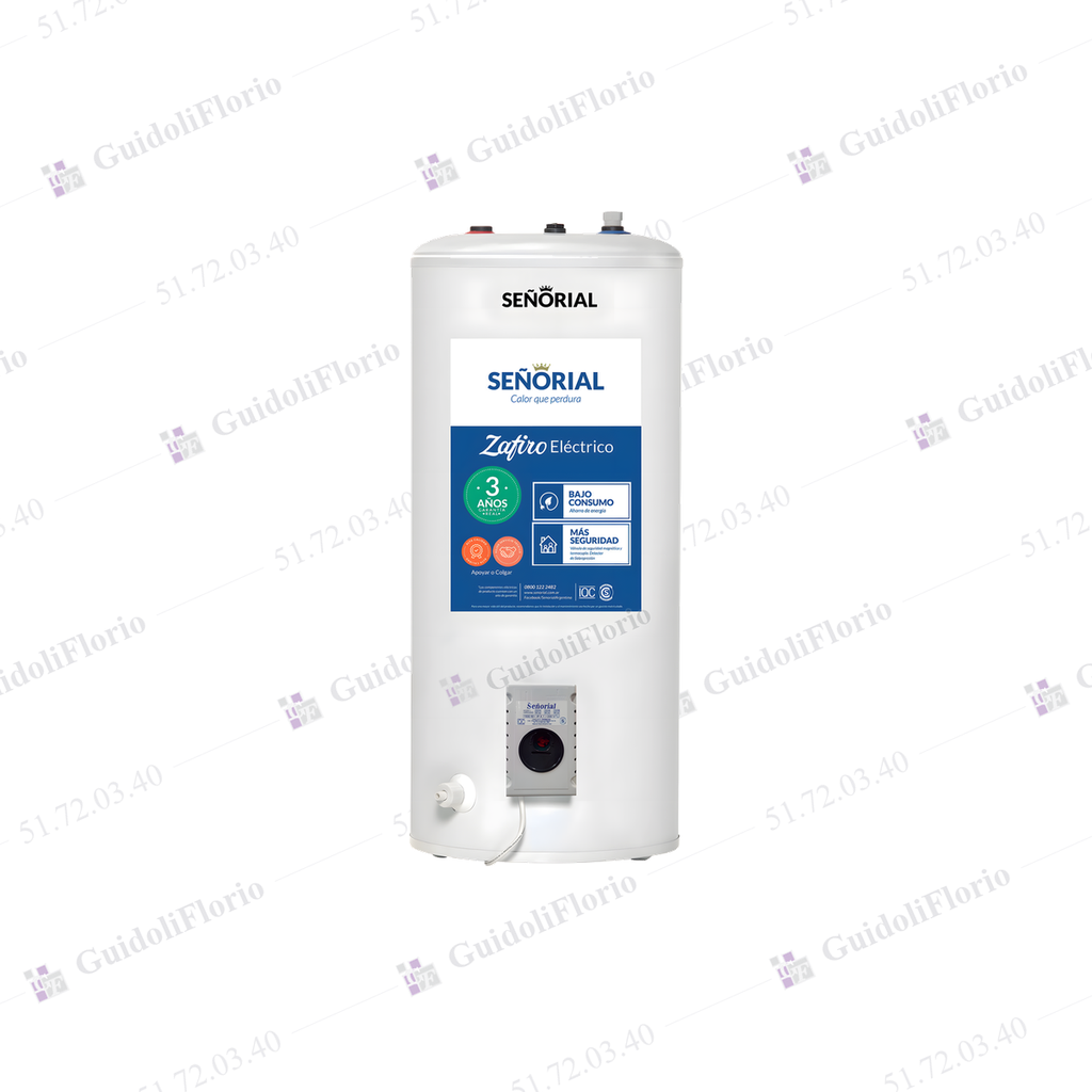 [51.72.03.40] TERMOTANQUE ELECTRIC.40 lts. BLANCO